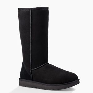 tall black ugg boots